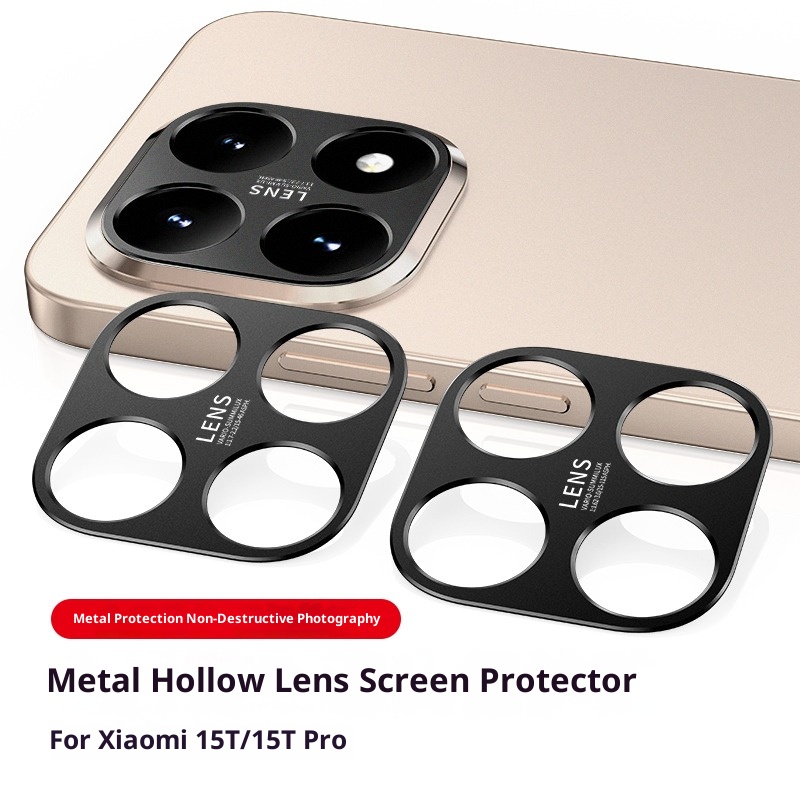 Photography Kit Xiaomi 15T Pro - Aluminum Metal Rear Camera Lens Protector