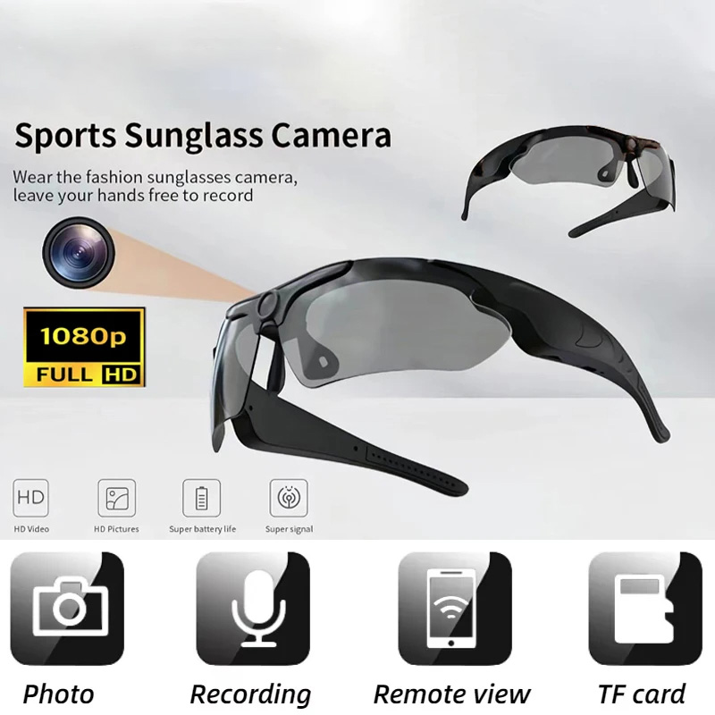 Photography Videography - 1080P HD Camera Smart Glasses Mini