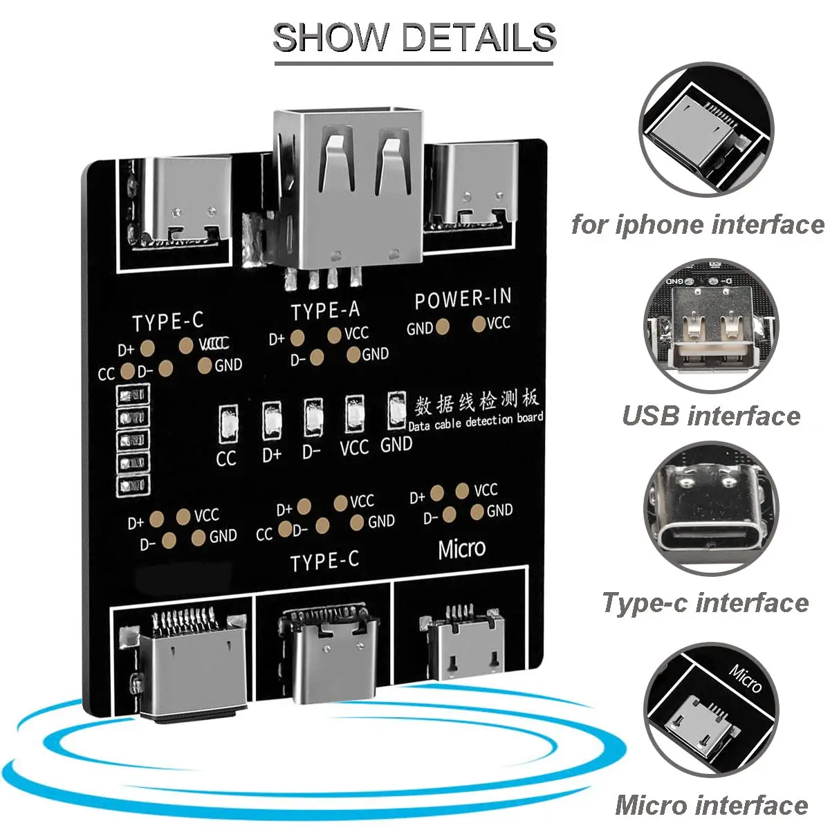 Tethering Cable Usb - DT3 Data Cable Detection Board Type-C