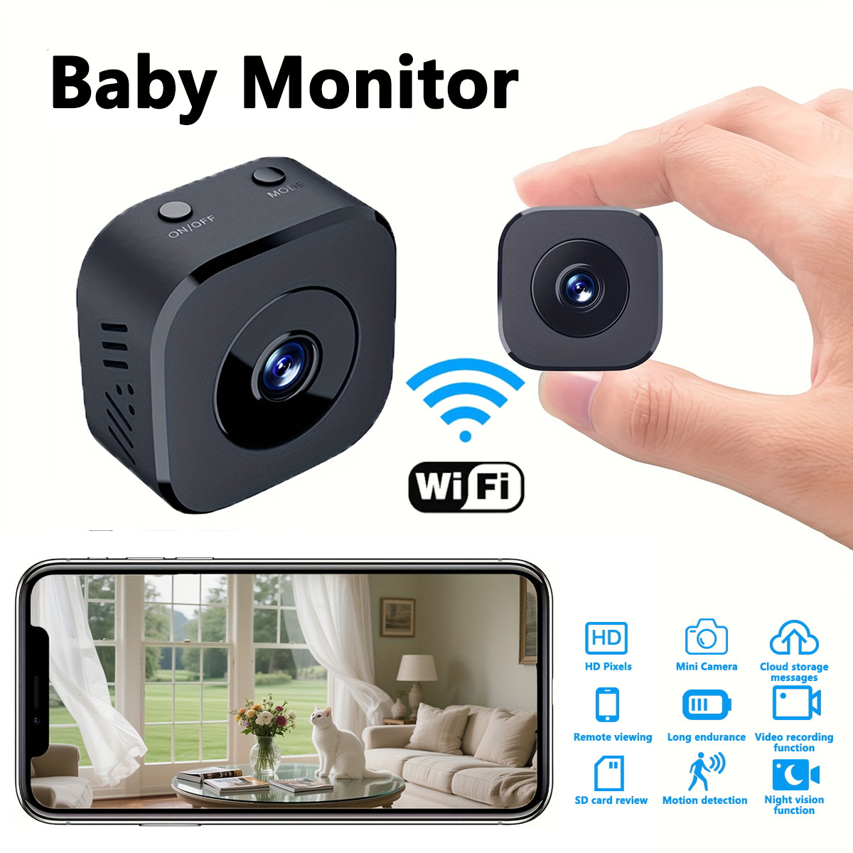 Photography Videography - 1080P HD Mini WiFi Camera Indoor