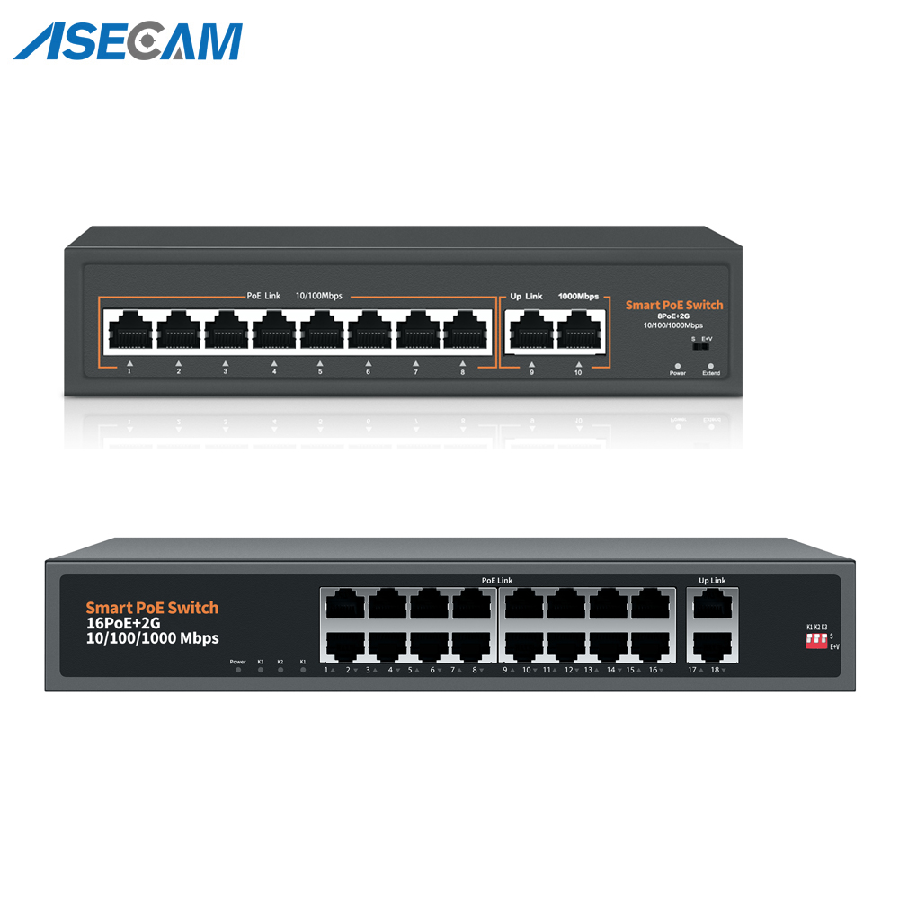 Photography Uk - 48V-52V POE POE Switch 8/16 Ports