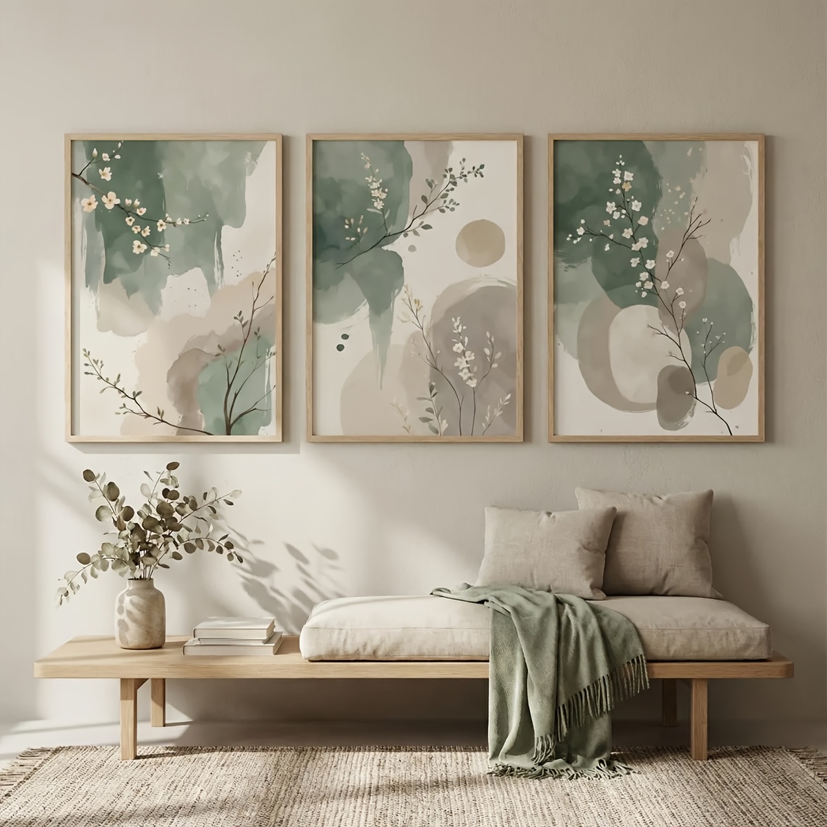 3pcs Japanese-Style Plant Canv - огляд і ціна Photography Design