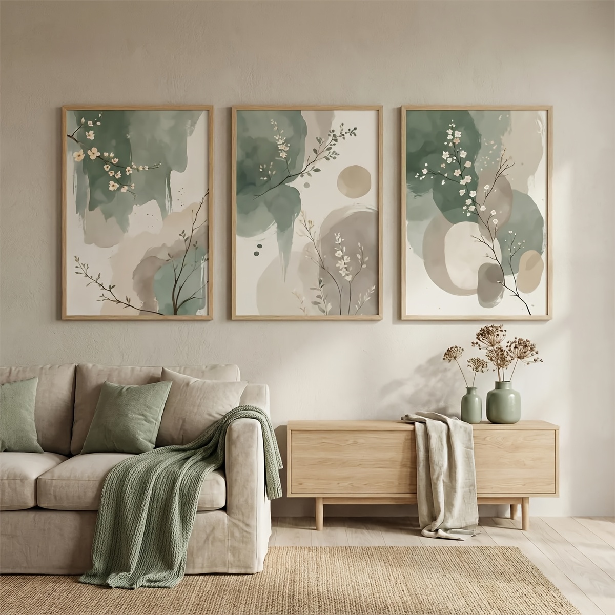 3pcs Japanese-Style Plant Canv - огляд і ціна Photography Design