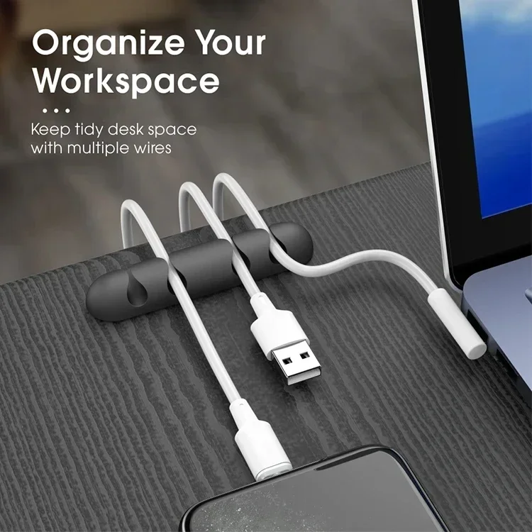 5pcs Cable Cord Wire Organizer - огляд і ціна Tethering Cable Usb