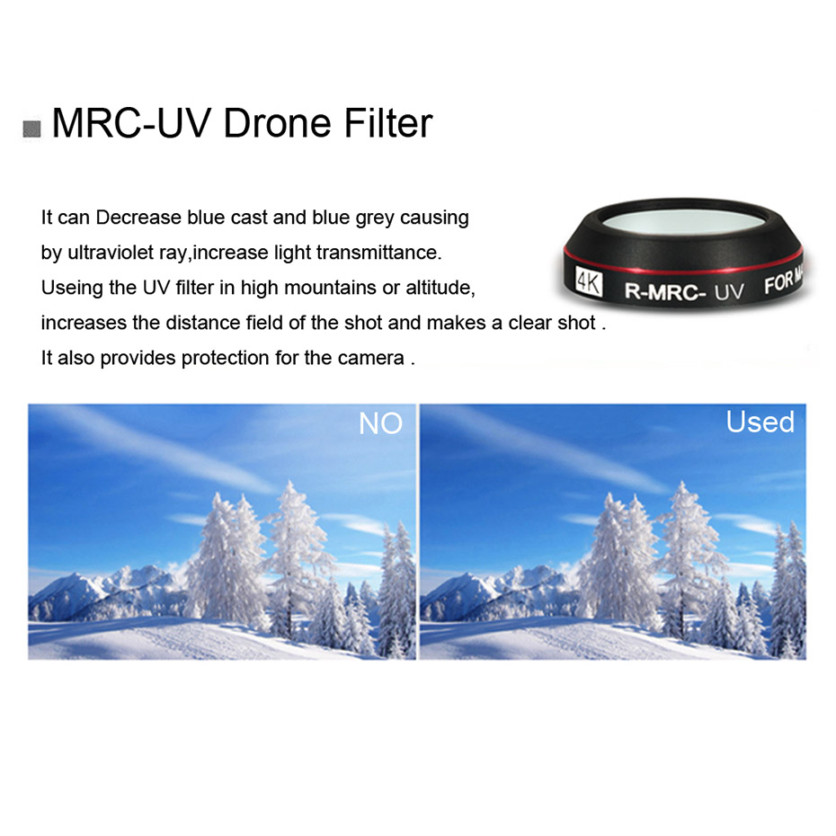 Drone Filter For DJI Mavic Pro - огляд і ціна Nd Filter Set