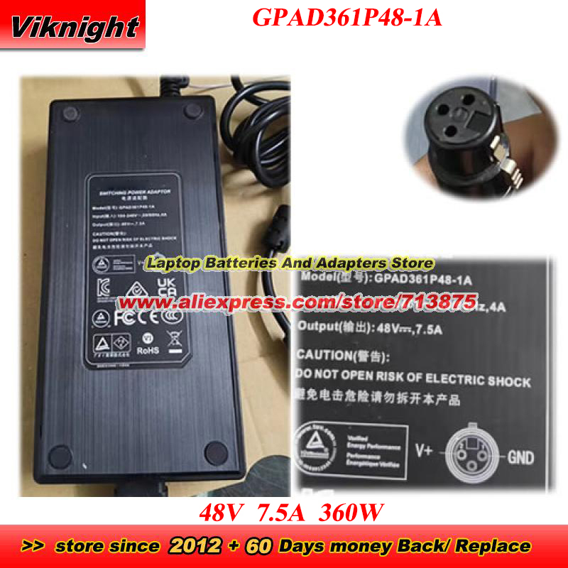 GPAD361P48-1A AC Adapter 48V 7 - огляд і ціна Photography Uk