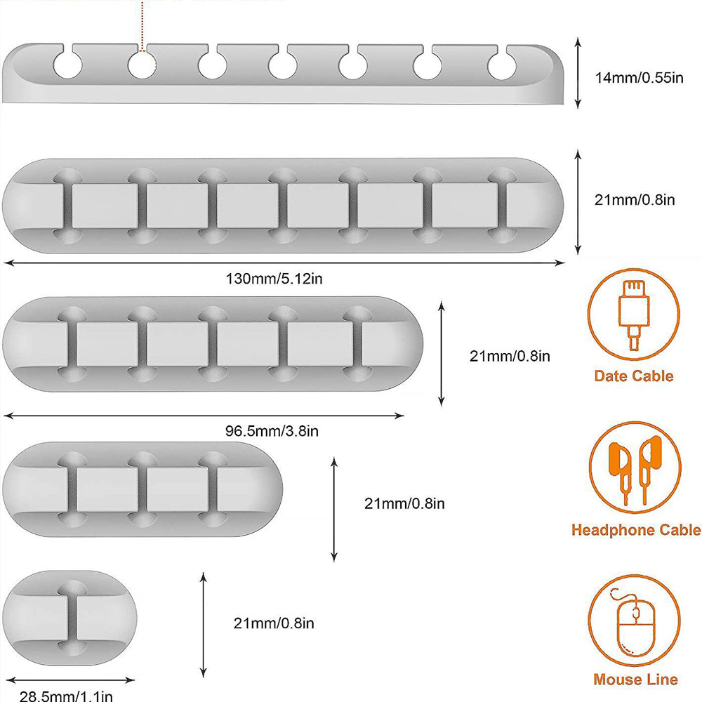 Cable Cord Wire Organizer Sili - огляд і ціна Tethering Cable Usb