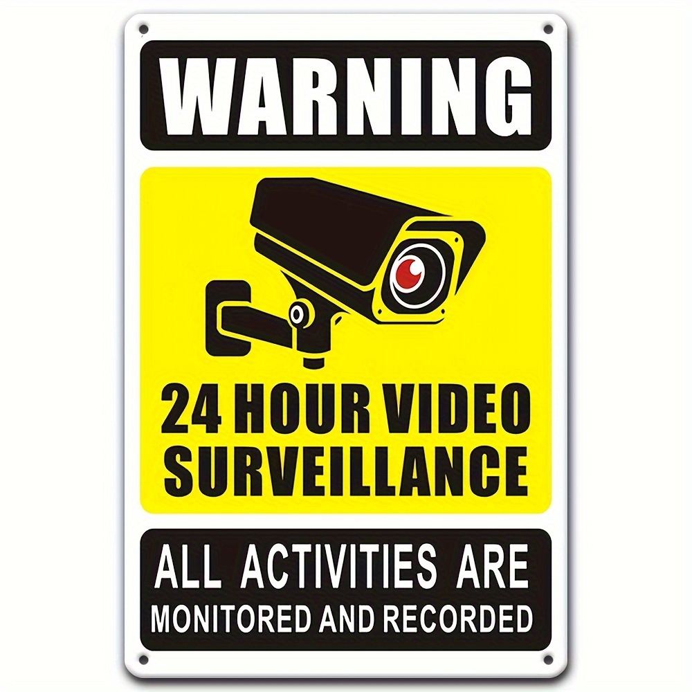 24/7 Video Surveillance Warnin - огляд і ціна Photography Exhibition