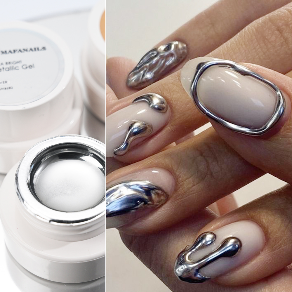 5ml Silver Gold Metallic Gel N - огляд і ціна Photography Design