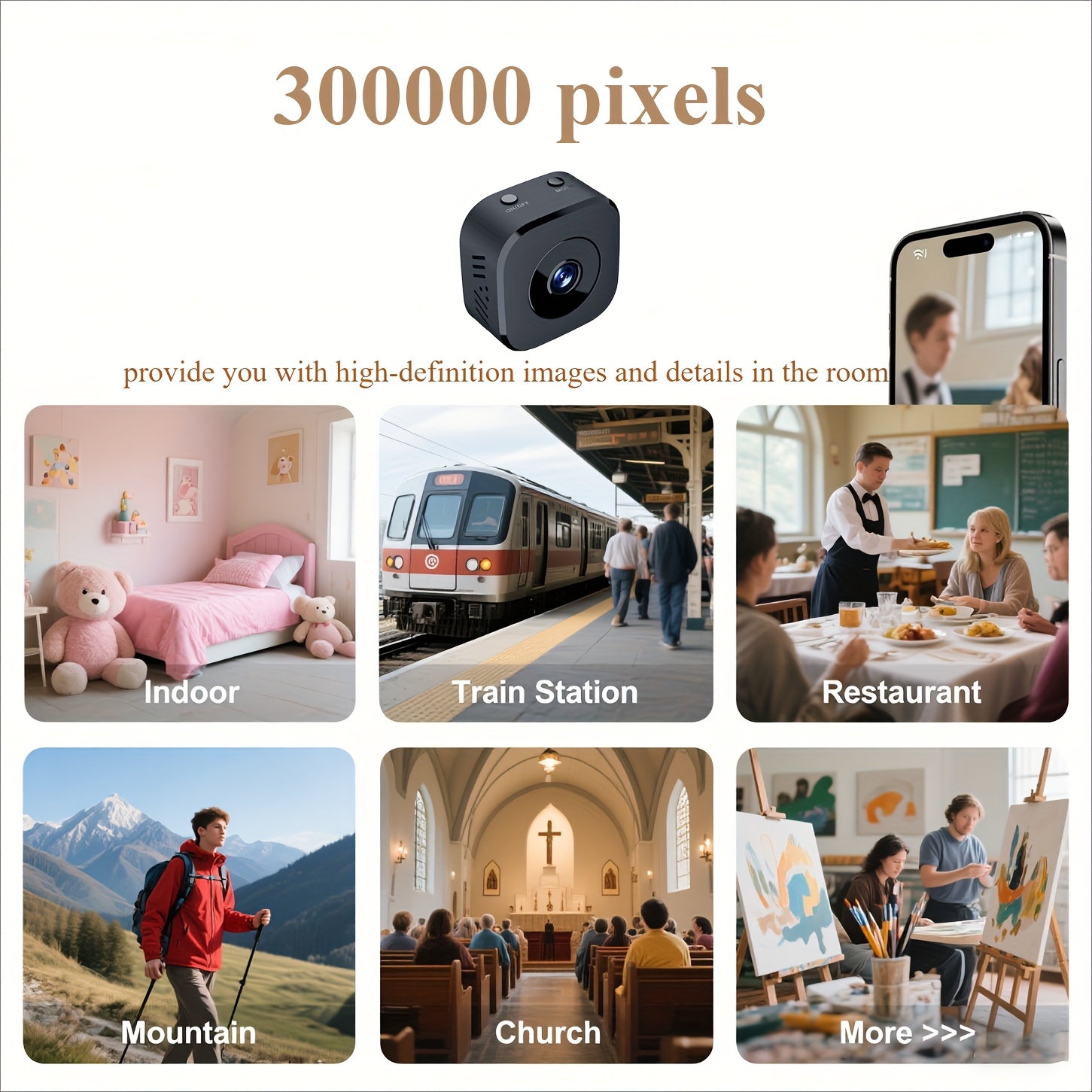 1080P HD Mini WiFi Camera Indo - огляд і ціна Photography Videography