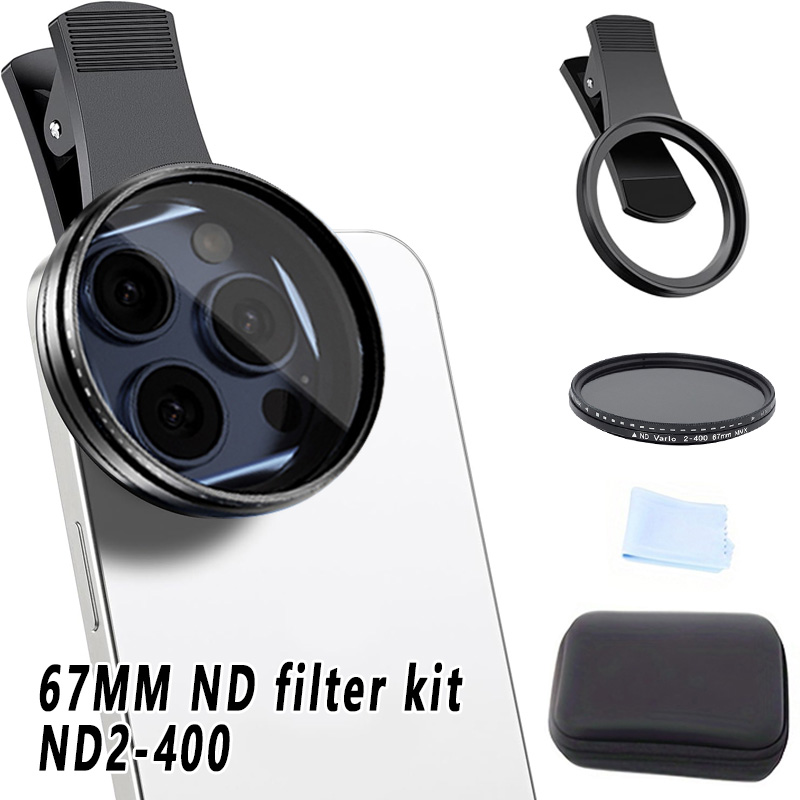 67mm Clip-on ND2-400 Phone Cam - огляд і ціна Nd Filter Set