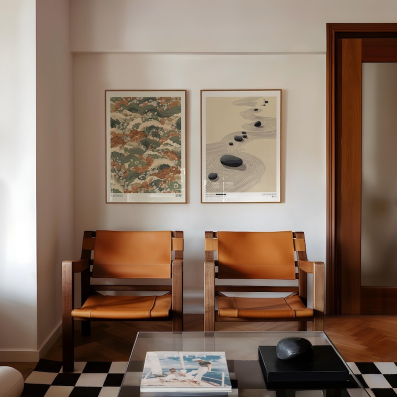 2pcs Japandi Zen Canvas Wall A - огляд і ціна Photography Design