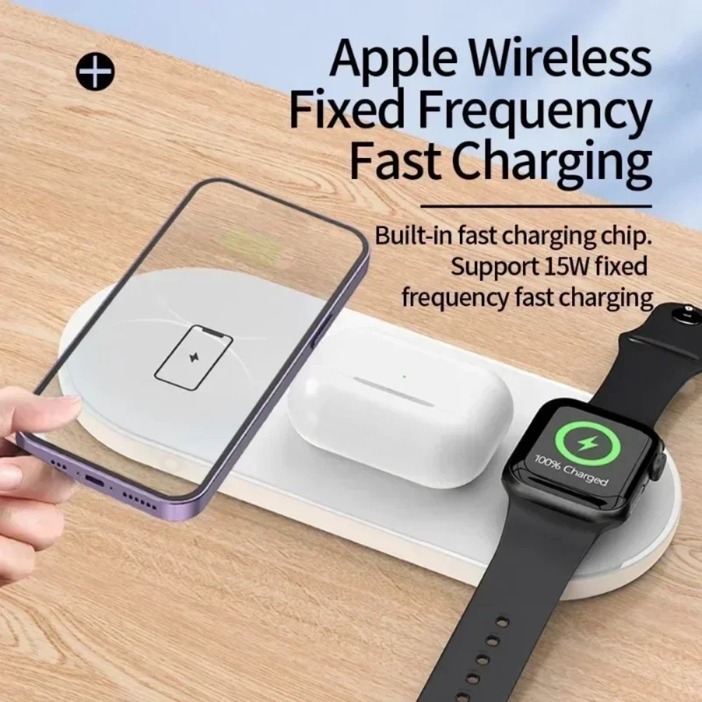 3-in-1 Wireless Charging Pad F - огляд і ціна Tethering Cable Usb