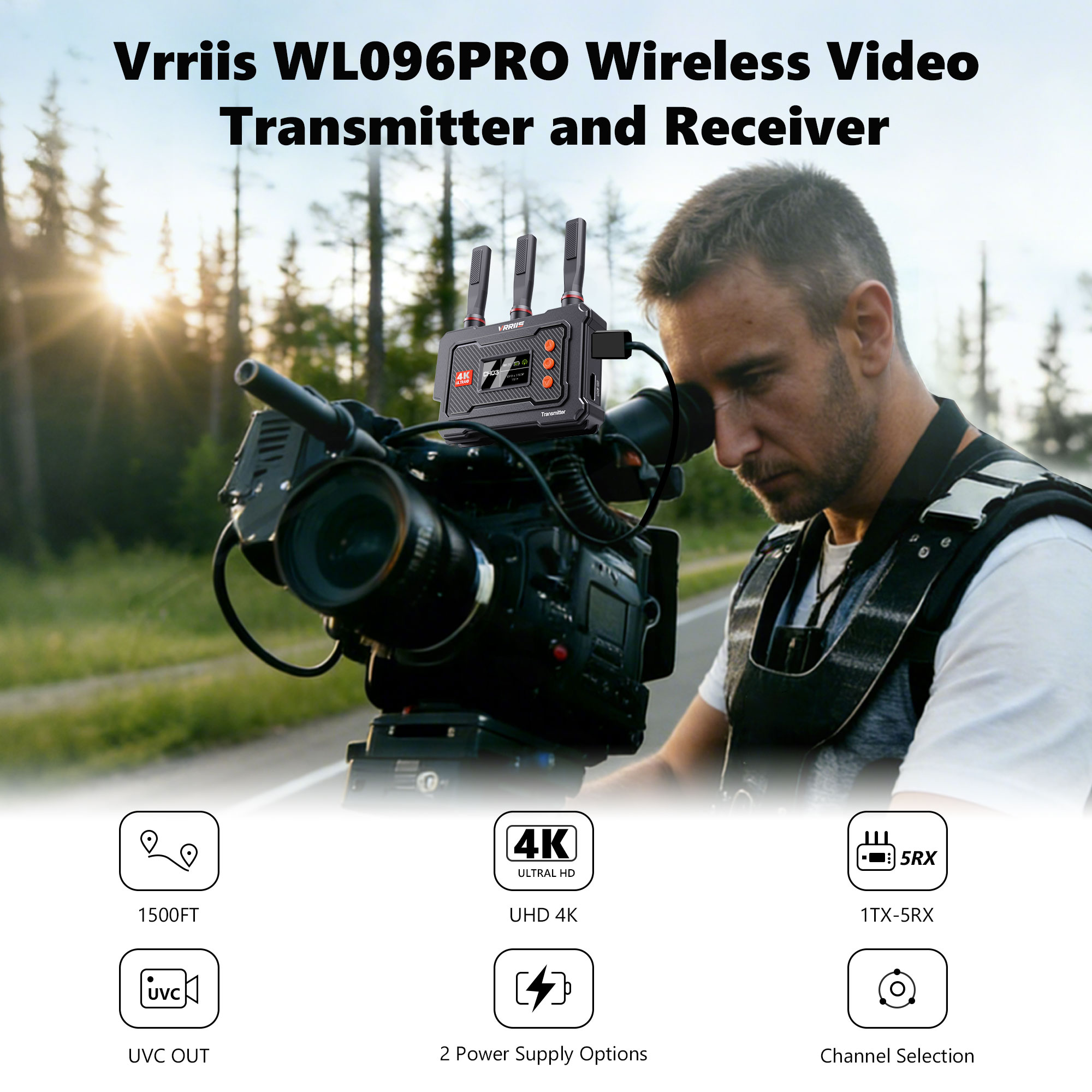 HDMI Wireless 4K Video Transmi - огляд і ціна Photography Videography