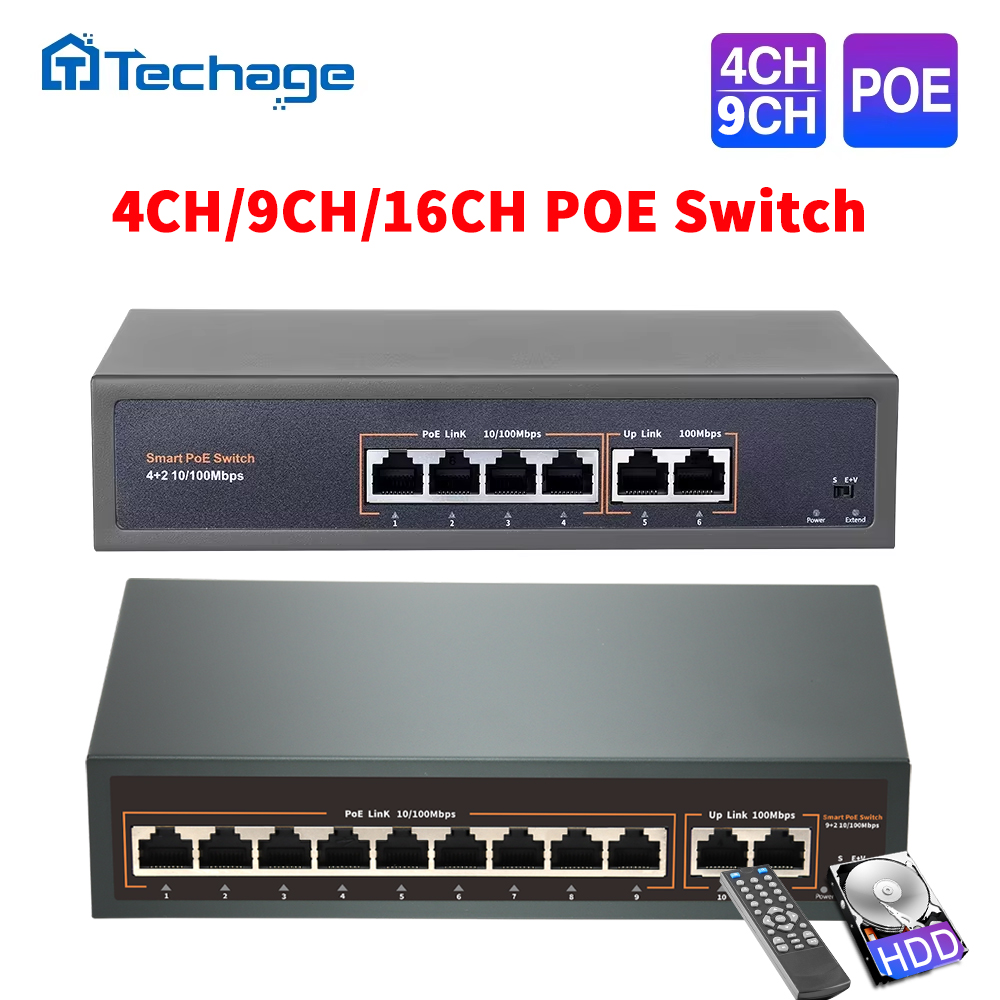 Techage 52V 4CH 8CH 16CH Netwo - огляд і ціна Photography Uk