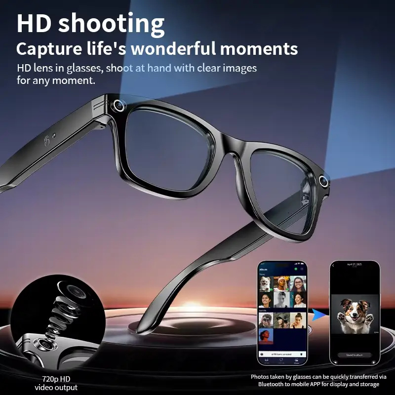 AI Smart Glasses with 8MP Came - огляд і ціна Photography Videography