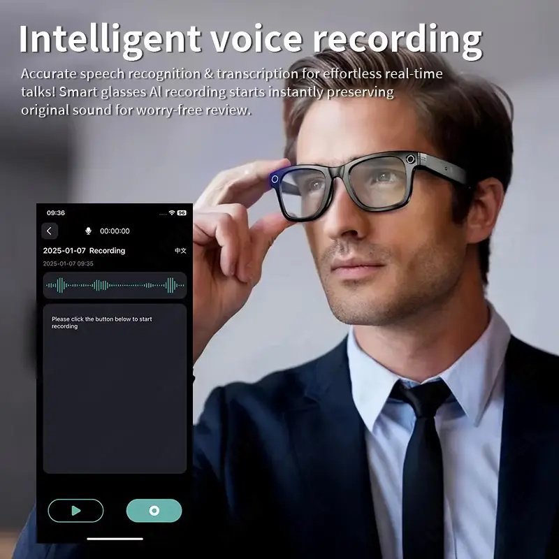 AI Smart Glasses with 8MP Came - огляд і ціна Photography Videography